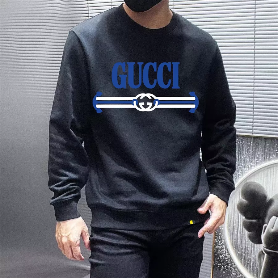 gucci sweatshirt manches longues pour homme s_12721231